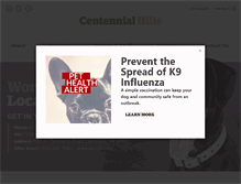 Tablet Screenshot of centennialhillsah.com